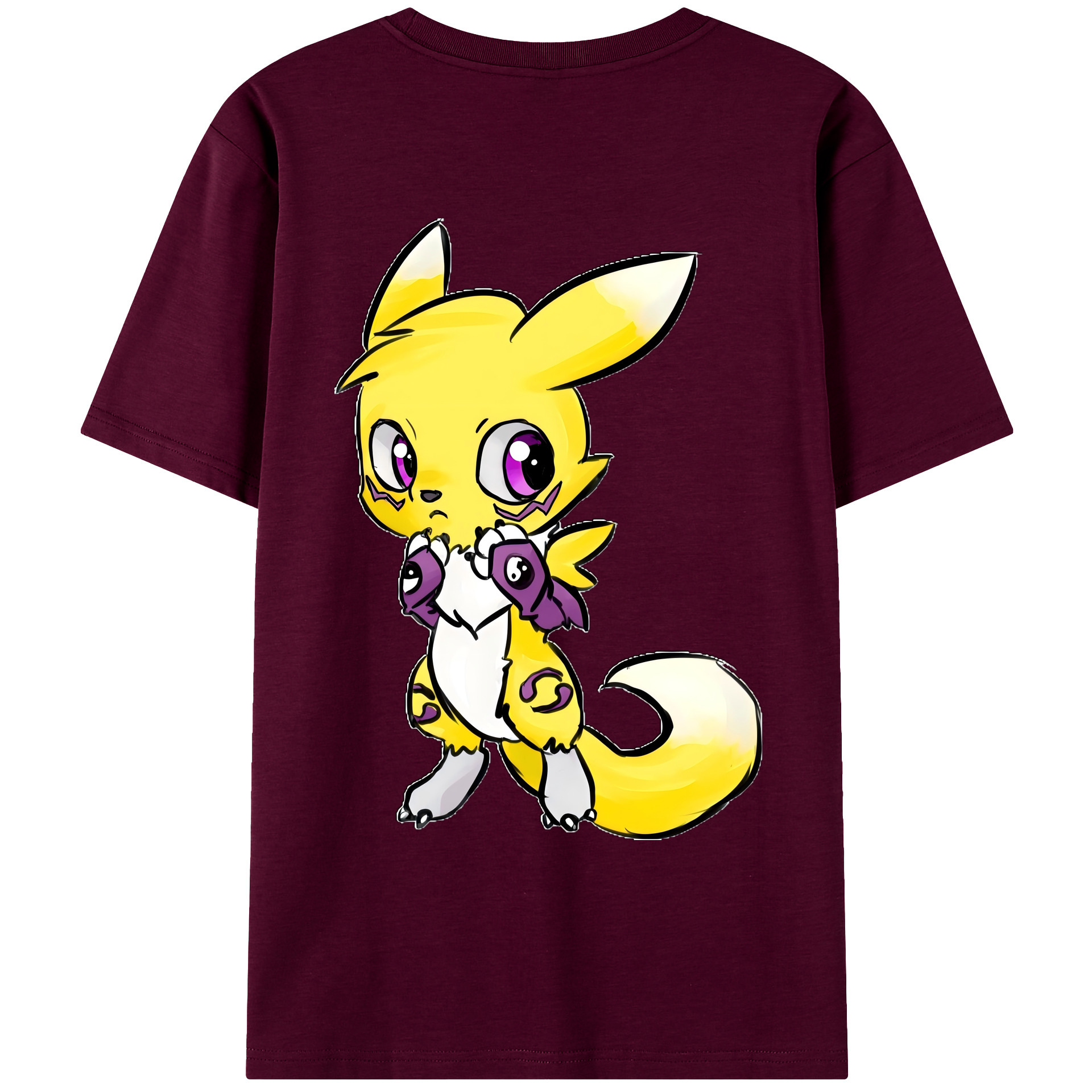 （画像用） Digimon デジタルモンスター/デジモン レディース半袖Tシャツ(バックプリント)
